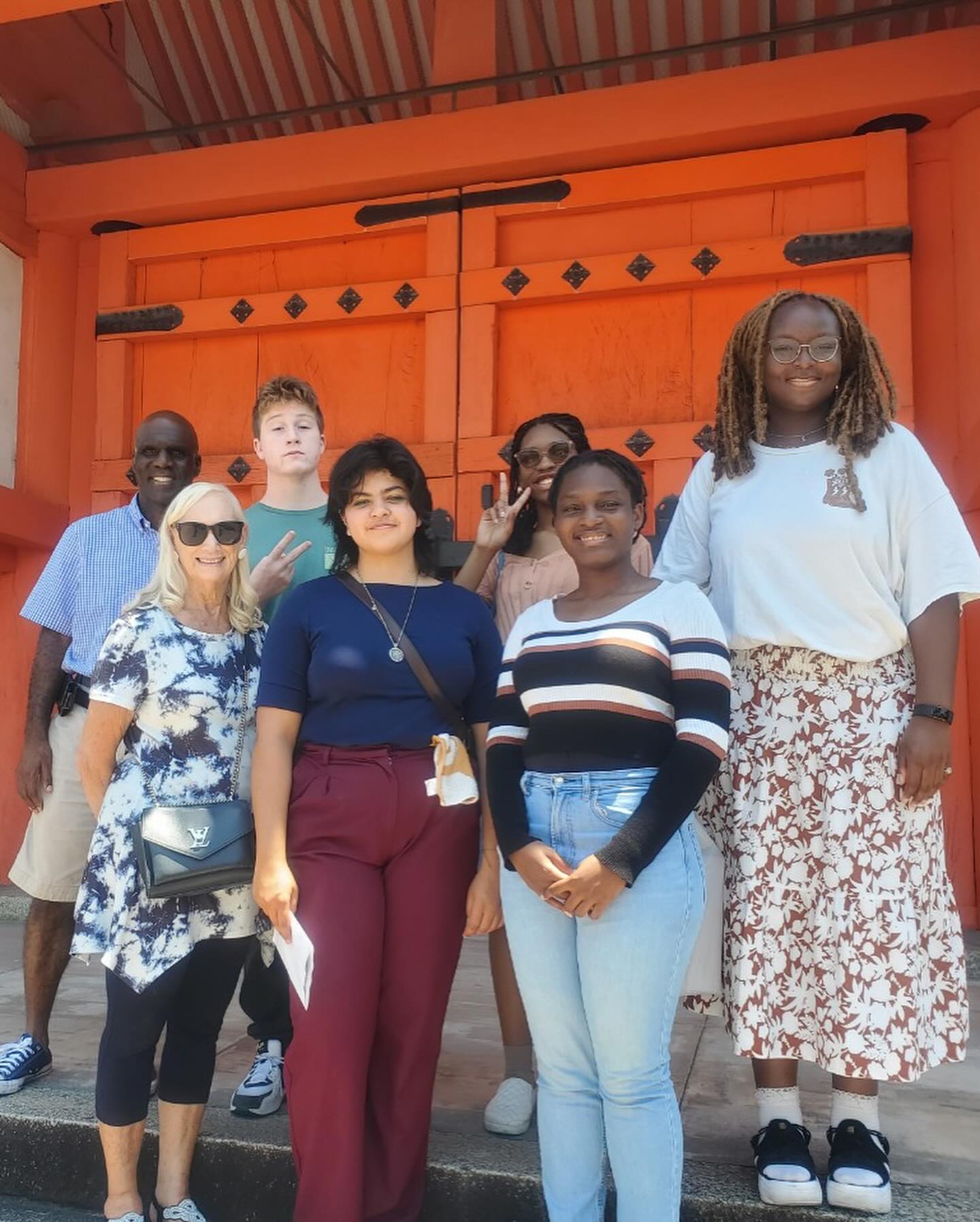 Delray Beach student ambassadors in Japan, 2024